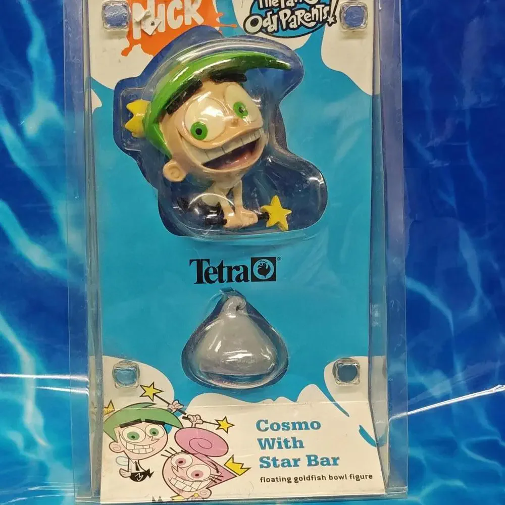 The Fairly Odd Parents Nick Tetra Fish Tank Weighted Decoration Cosmo Star Bar